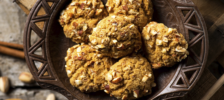 Koolhydraatarme amandelkoekjes met nootjes
