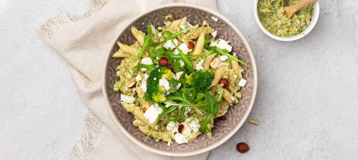 Penne met broccoli-notenpesto