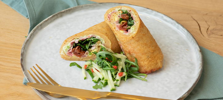 Wrap met rosbief en truffelmayonaise