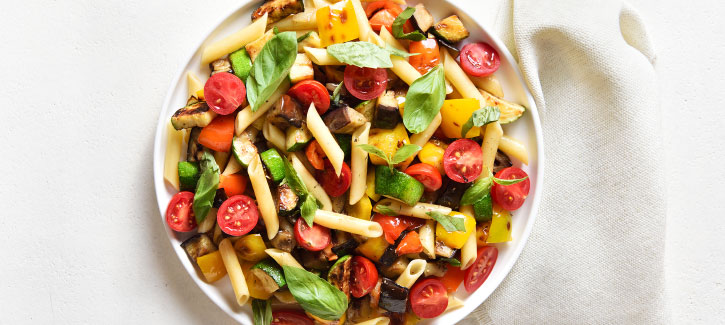 Pastasalade ratatouille