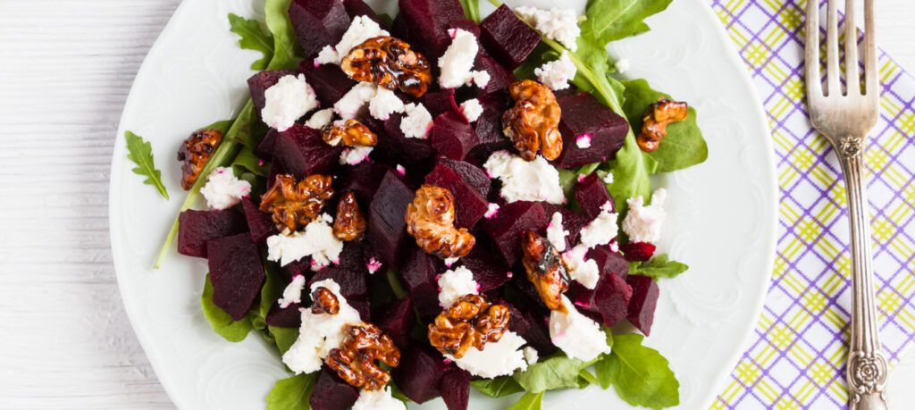 Rode bieten salade feta