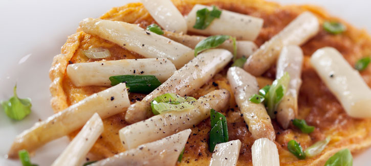 Asperge omelet