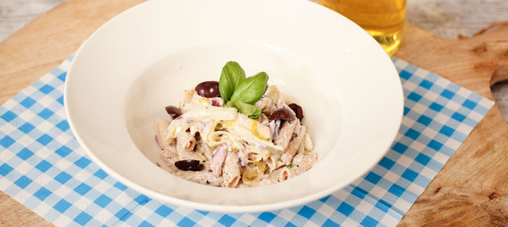 Romige penne met ham en witlof