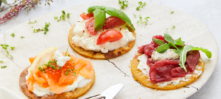Blini trio