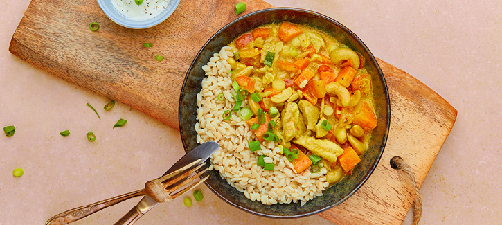 Butterchicken met risoni
