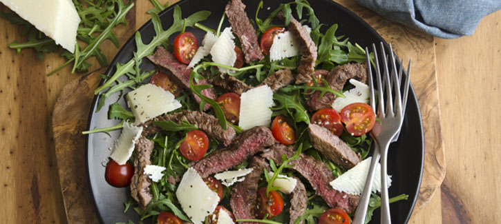 Salade biefstuk tagliata