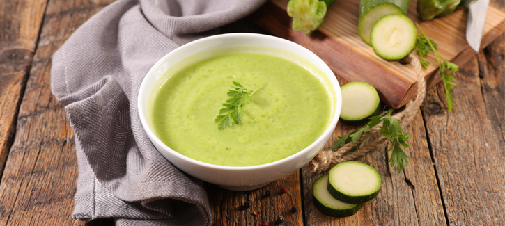 Pittige courgettesoep