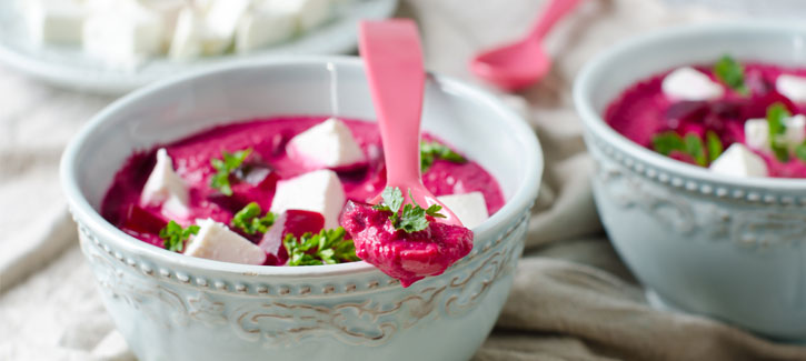 Bietensoep met feta