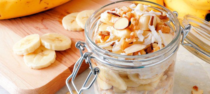 Balance muesli met banaan