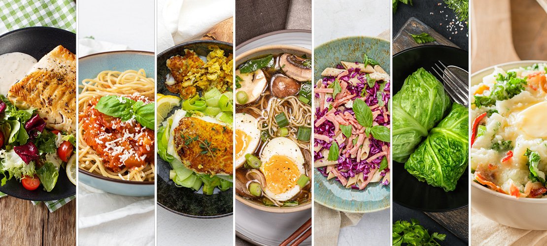 Koolhydraatarm weekmenu: seizoensgroenten oktober