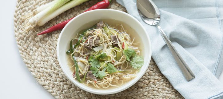 Vietnamese noodlesoep