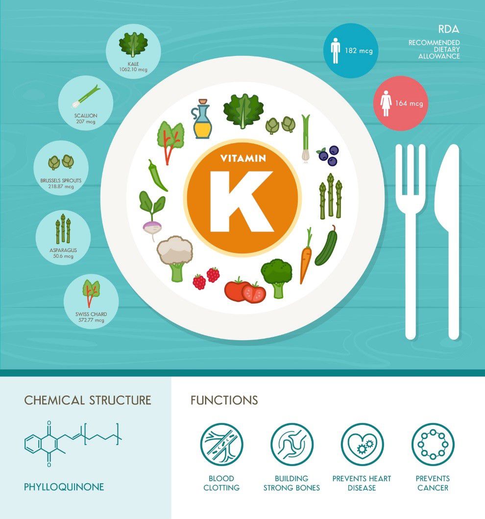Vitamine K voedingsmiddelen