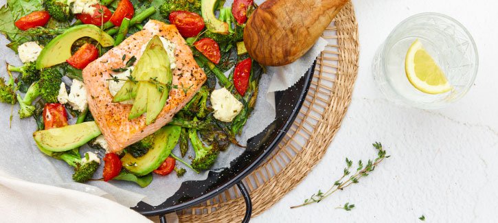 Koolhydraatarme recepten - zalm uit de oven