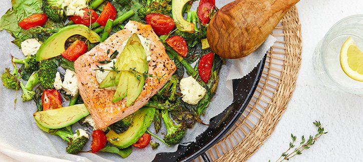 Zalm-avocado-roomkaas-oven